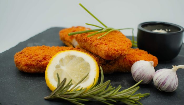 Alaska-Seelachs vom Imbiss Fritz in Bielefeld: Zartes Fischfilet, goldbraun paniert und frisch zubereitet – der perfekte Genuss für Fischliebhaber.